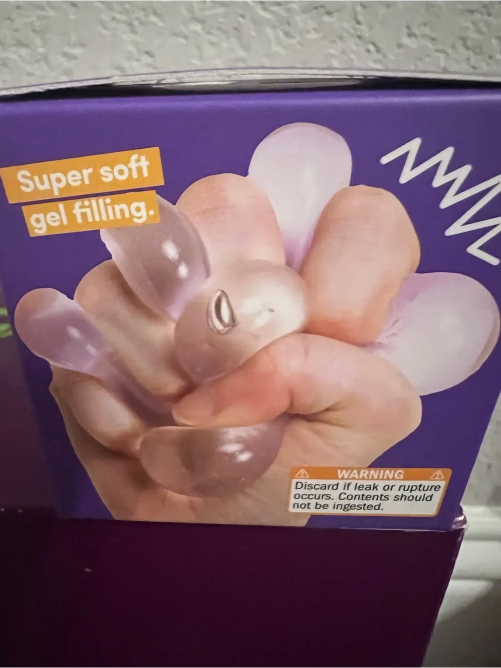 Authentic Speks Memory Gel Stress Ball - Purple